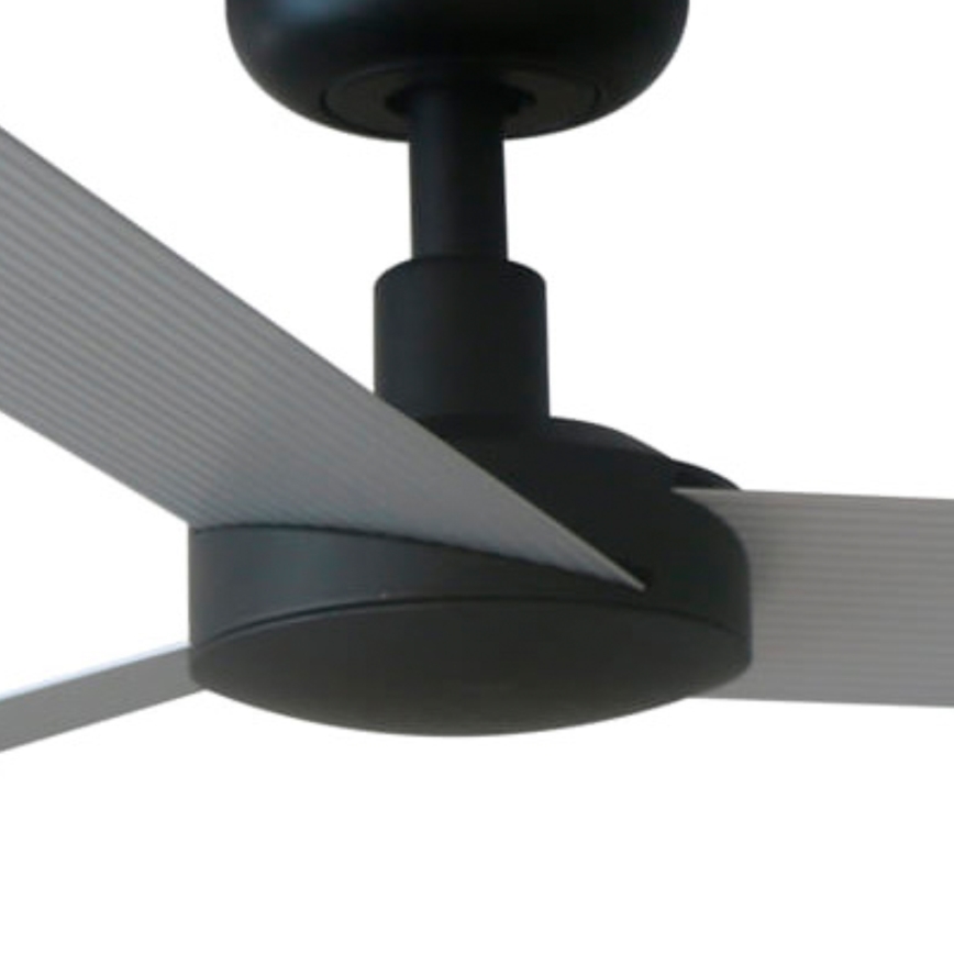 FARO 34287 - Griestu ventilators CRUISER XL melna d. 160 cm + tālvadības pults