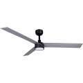FARO 342871S - LED aptumšojams griestu ventilators CRUISER XL LED/18W/230V 2700/3000/4000K Ø 160 cm pelēks/melns + tālvadības pults
