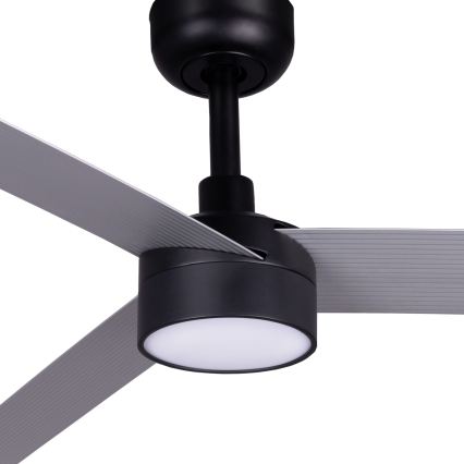 FARO 342871S - LED aptumšojams griestu ventilators CRUISER XL LED/18W/230V 2700/3000/4000K Ø 160 cm pelēks/melns + tālvadības pults