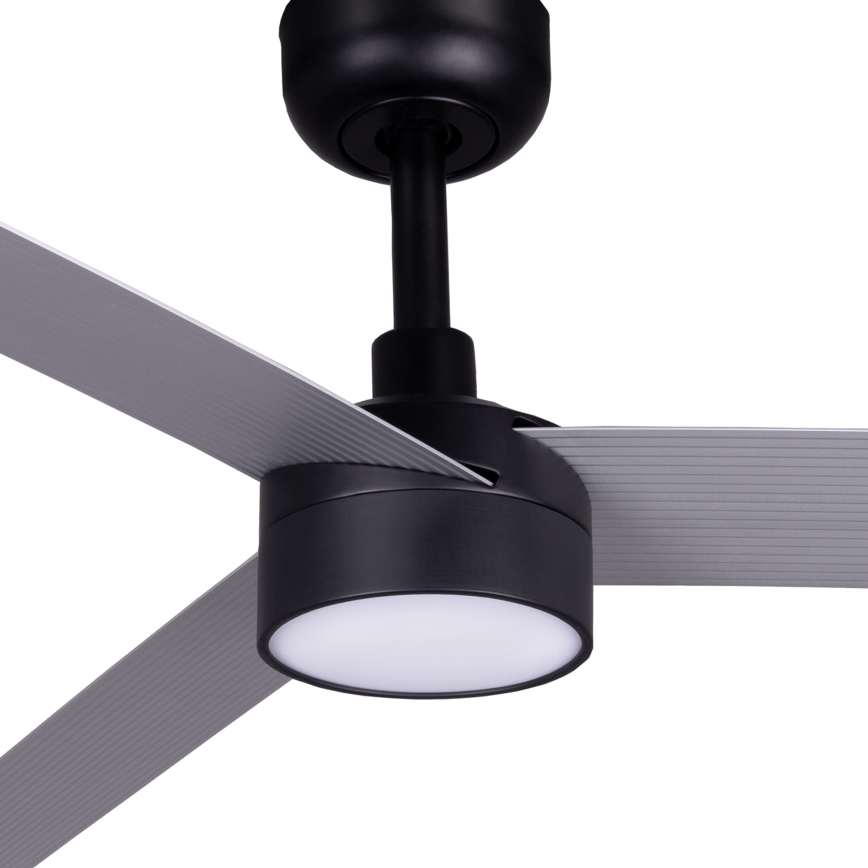 FARO 342871S - LED aptumšojams griestu ventilators CRUISER XL LED/18W/230V 2700/3000/4000K Ø 160 cm pelēks/melns + tālvadības pults