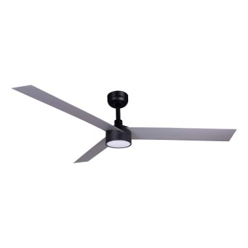 FARO 34287WT1S - LED ar regulējamu spilgtumu griestu ventilators CRUISER XL LED/18W/230V 2700/3000/4000K Ø 160 cm pelēks/melns Wi-Fi Tuya + tālvadības pults