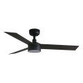 FARO 34289WT1S - LED aptumšojams griestu ventilators CRUISER ar LED/18W/230V 2700/3000/4000K Ø 106 cm melns Wi‑Fi Tuya + tālvadības pults