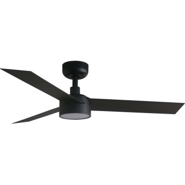 FARO 34289WT1S - LED aptumšojams griestu ventilators CRUISER ar LED/18W/230V 2700/3000/4000K Ø 106 cm melns Wi‑Fi Tuya + tālvadības pults