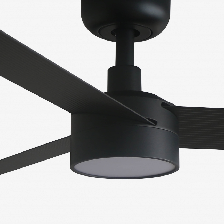 FARO 34289WT1S - LED aptumšojams griestu ventilators CRUISER ar LED/18W/230V 2700/3000/4000K Ø 106 cm melns Wi‑Fi Tuya + tālvadības pults
