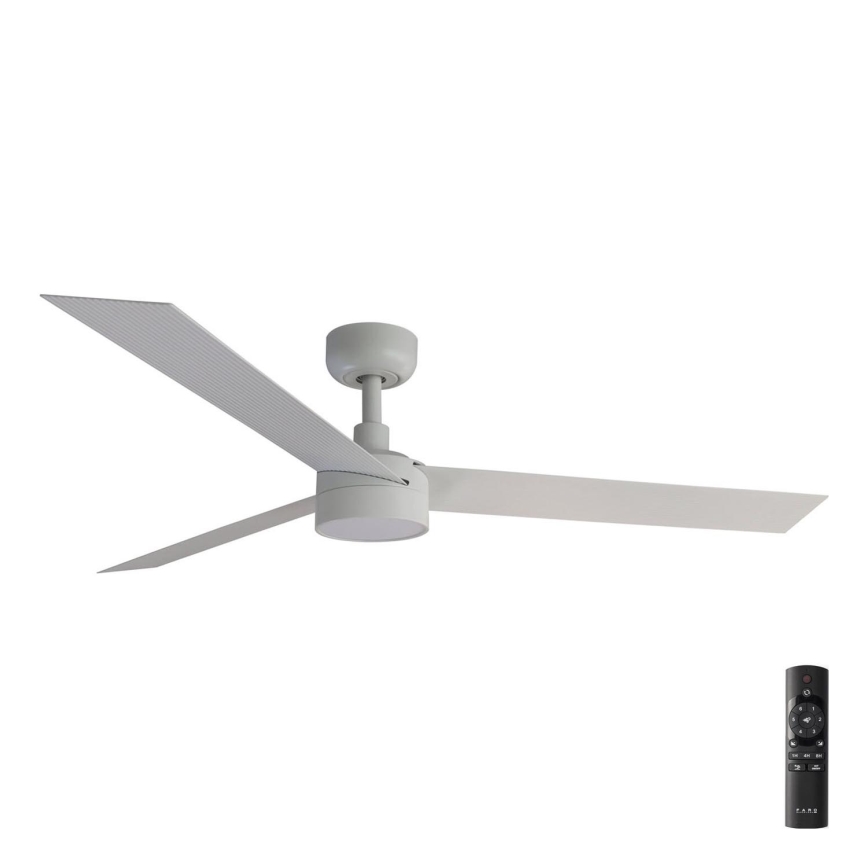FARO 34290-1TW - LED Aptumšojama ventilators CRUISER LED/20W/230V 2700/4000/6500K d. 132 cm balta + tālvadības pults