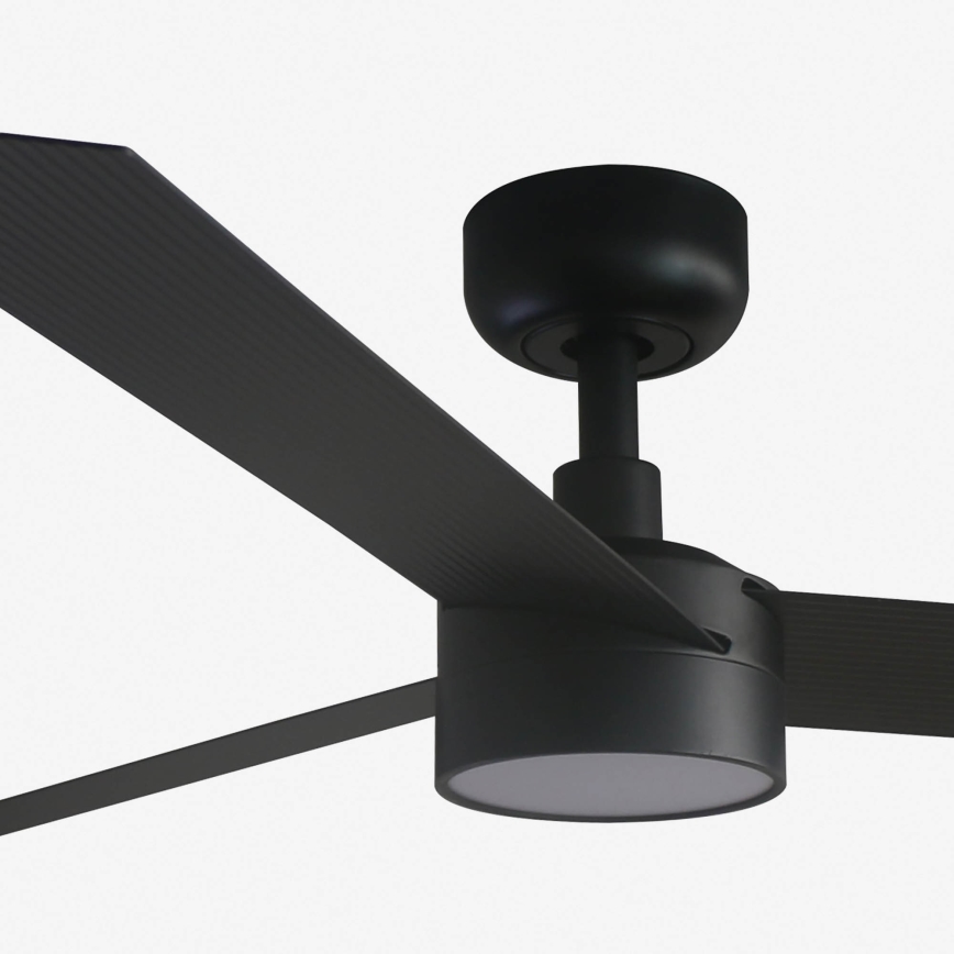 FARO 34291-1TW - LED aptumšojams griestu ventilators CRUISER LED/20W/230V 2700/3000/4000K diam. 132 cm melns + tālvadības pults