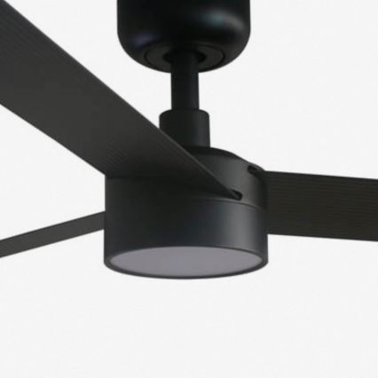 FARO 34291WT1S - dimmējams LED griestu ventilators CRUISER L LED/18W/230V 2700/3000/4000K Ø 132 cm melns Wi-Fi Tuya + tālvadības pults