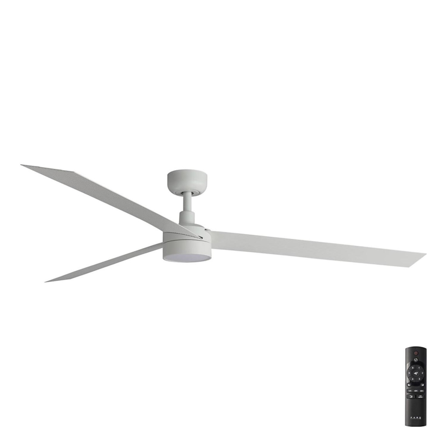 FARO 34292-1TW - LED Aptumšojama ventilators CRUISER LED/20W/230V 2700/4000/6500K d. 160 cm balta + tālvadības pults