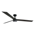 FARO 34293WT1S - CRUISER XL dimējams LED griestu ventilators, 18 W, 230 V, 2700/3000/4000 K, Ø 160 cm, melns, Wi‑Fi (Tuya) + tālvadība