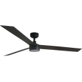 FARO 34293WT1S - LED aptumšojams griestu ventilators CRUISER XL LED/18W/230V 2700/3000/4000K Ø 160 cm melns Wi-Fi Tuya + tālvadības pults