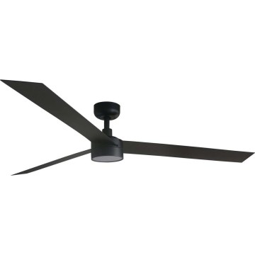 FARO 34293WT1S - LED aptumšojams griestu ventilators CRUISER XL LED/18W/230V 2700/3000/4000K Ø 160 cm melns Wi-Fi Tuya + tālvadības pults