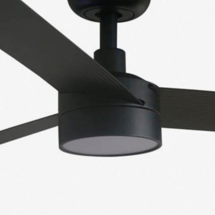 FARO 34293WT1S - LED aptumšojams griestu ventilators CRUISER XL LED/18W/230V 2700/3000/4000K Ø 160 cm melns Wi-Fi Tuya + tālvadības pults