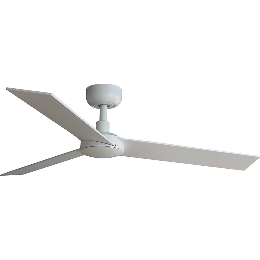 FARO 34295WT - Griestu ventilators RUDDER S balta/bēša d. 106 cm Wi-Fi Tuya + tālvadības pults