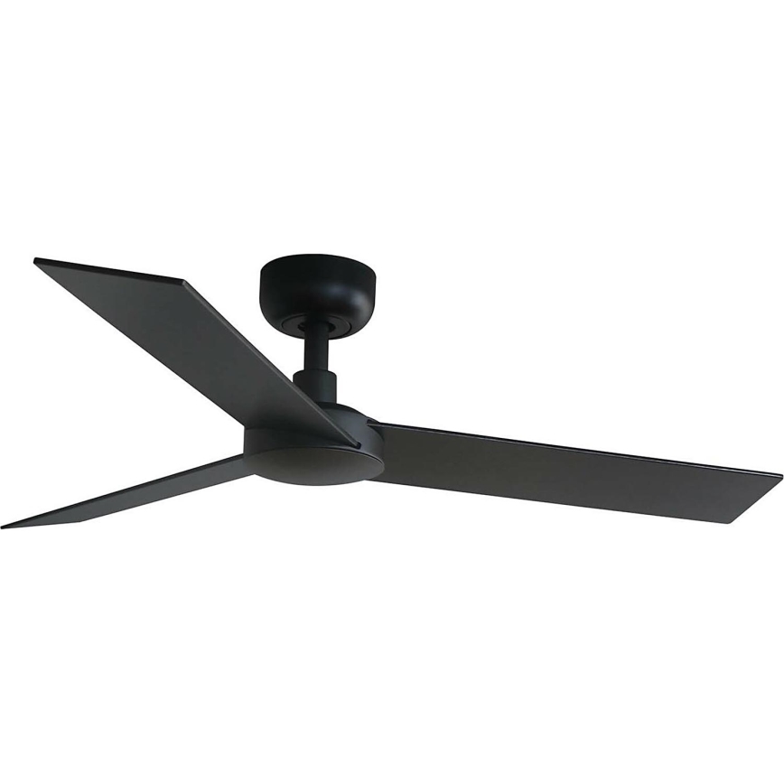 FARO 34296WT - Griestu ventilators RUDDER S melna/brūna d. 106 cm Wi-Fi Tuya + tālvadības pults