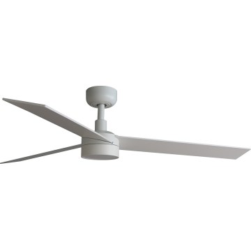 FARO 34297WT-1TW - LED Aptumšojams griestu ventilators RUDDER L LED/18W/230V 2700/4350/6000K balta d. 132 cm Wi-Fi Tuya + tālvadības pults
