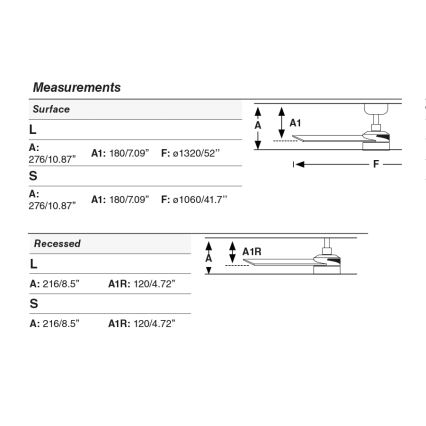 FARO 34297WT1S - LED regulējams griestu ventilators RUDDER L LED/18W/230V 2700/3000/4000K Ø 132 cm bēšs/balts Wi-Fi Tuya + tālvadības pults