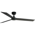 FARO 34298WT - Griestu ventilators RUDDER L melna/venge d. 132 cm Wi-Fi Tuya + tālvadības pults