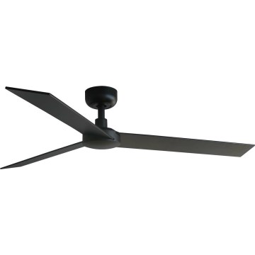 FARO 34298WT - Griestu ventilators RUDDER L melna/venge d. 132 cm Wi-Fi Tuya + tālvadības pults