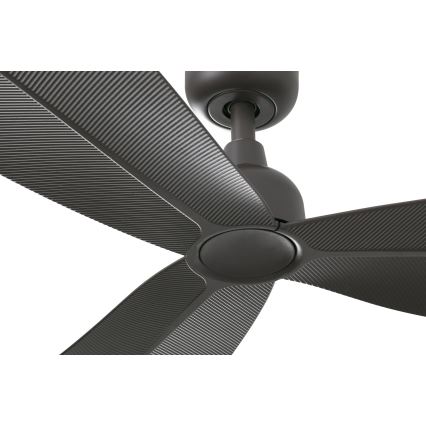 FARO 34301 - Griestu ventilators PALMA brūna d. 129 cm IP44 + tālvadības pults
