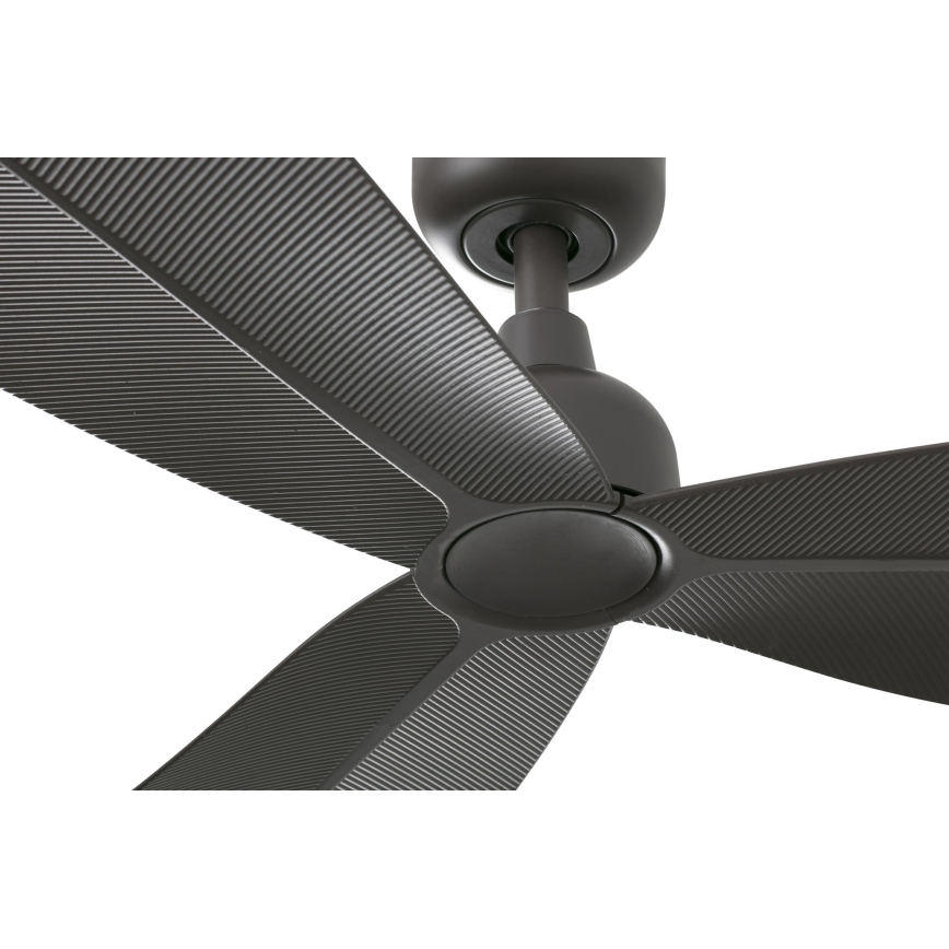 FARO 34301 - Griestu ventilators PALMA brūna d. 129 cm IP44 + tālvadības pults