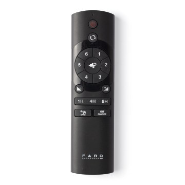 FARO 34304 - Tālvadības pults ventilatoriem 2xAAA melna