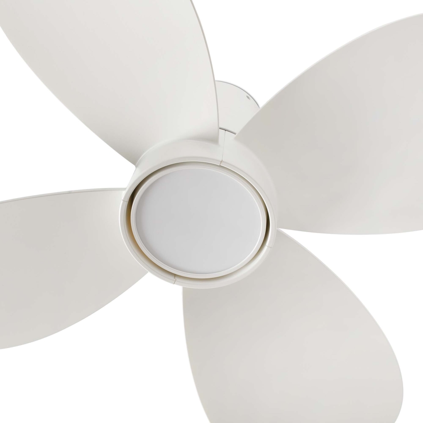FARO 34315 - LED Aptumšojams griestu ventilators KLOVER S LED/20W/230V 2700/4000/6500K balta d. 80 cm + tālvadības pults