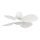 FARO 34315SWT - LED regulējams griestu ventilators KLOVER S ar LED 20 W/230 V, 2700/3000/4000 K, diametrs 80 cm, balts, Wi‑Fi Tuya + tālvadības pults