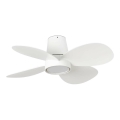 FARO 34315WT - LED Aptumšojams griestu ventilators KLOVER TUB S LED/20W/230V 2700/4000/6500K balta d. 80 cm Wi-Fi Tuya + tālvadības pults