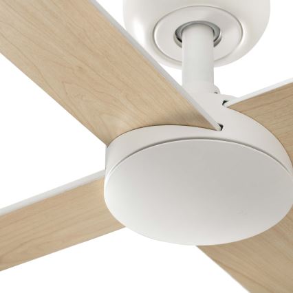 FARO 34355 - Griestu ventilators RUDDER L bēša/balta d. 132 cm + tālvadības pults