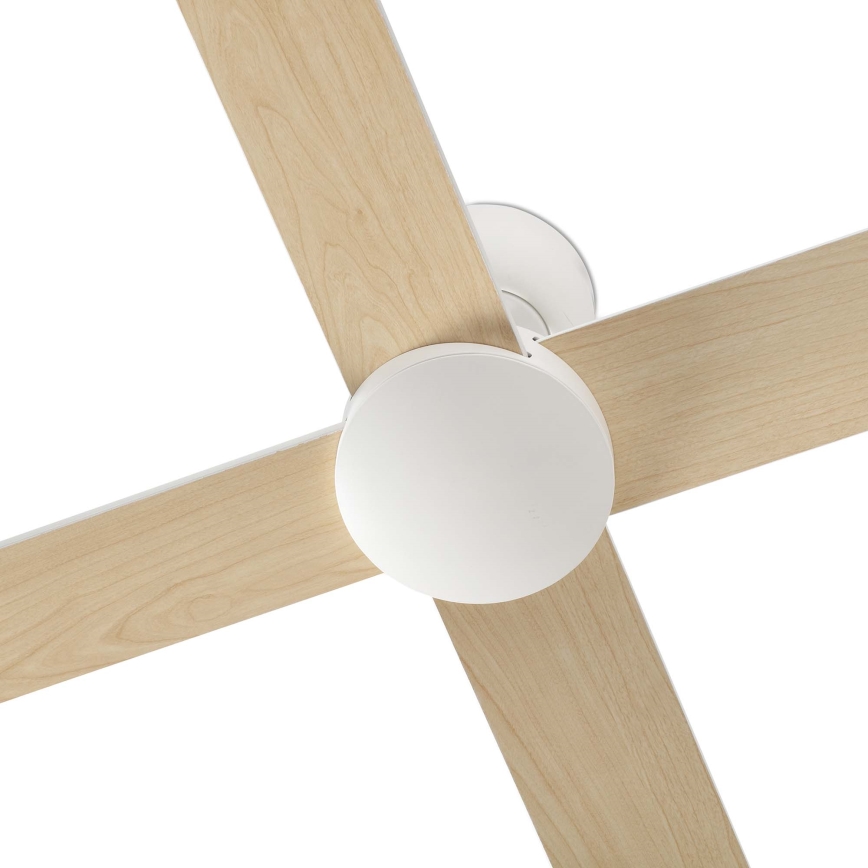 FARO 34355 - Griestu ventilators RUDDER L bēša/balta d. 132 cm + tālvadības pults