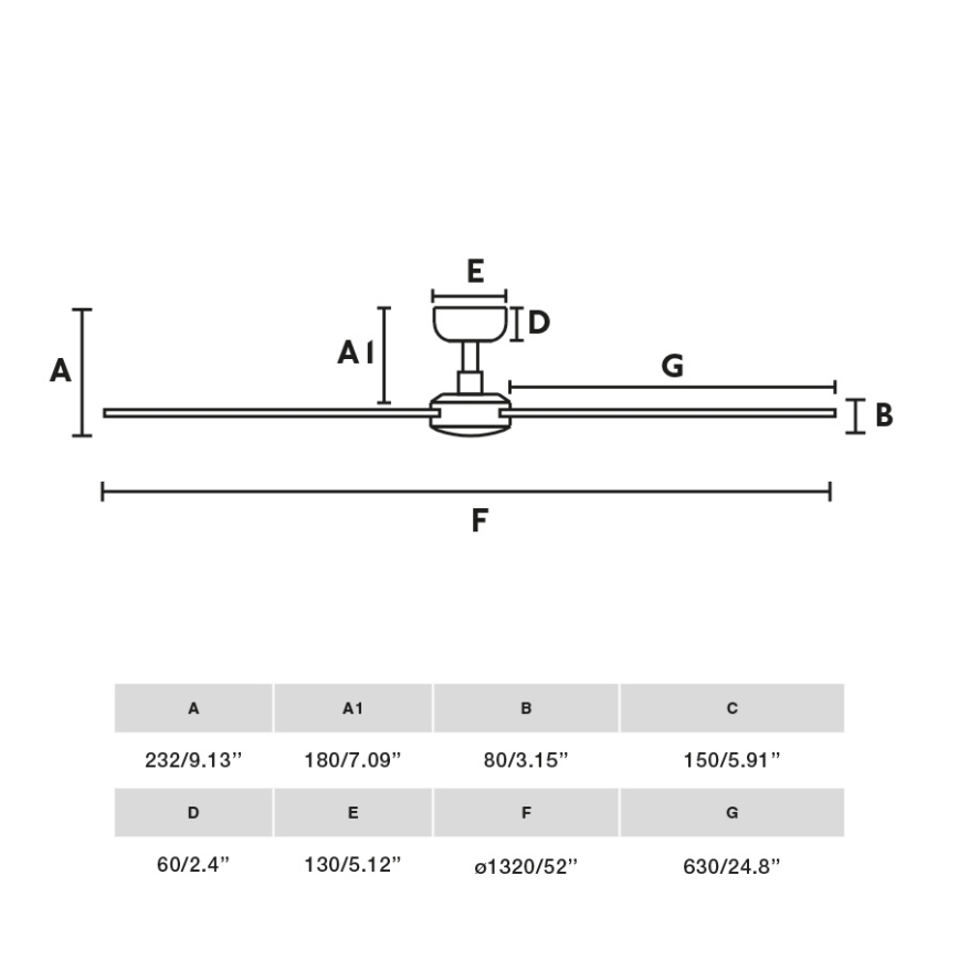 FARO 34355 - Griestu ventilators RUDDER L bēša/balta d. 132 cm + tālvadības pults