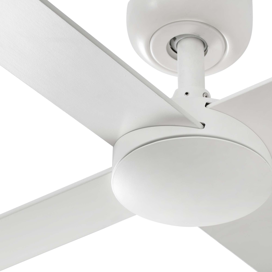 FARO 34355WT - Griestu ventilators RUDDER L balta/bēša d. 132 cm Wi-Fi Tuya + tālvadības pults