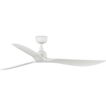 FARO 34363WT - Griestu ventilators OUTWOOD L balta d. 150 cm Wi-Fi Tuya IP44 + tālvadības pults