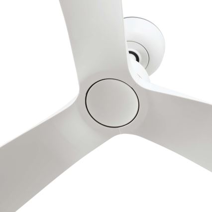 FARO 34363WT - Griestu ventilators OUTWOOD L balta d. 150 cm Wi-Fi Tuya IP44 + tālvadības pults