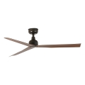 FARO 34372 - Griestu ventilators MARINE M diametrs 125 cm, brūns/melns, IP44, ar tālvadības pulti