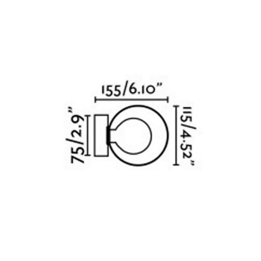 FARO 40086 - Vannas istabas sienas gaismeklis PERLA 1xG9/6W/230V IP44