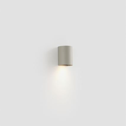 FARO 40524 - Sienas lampa SOLE 1xGU10/8W/230V pelēka apaļa