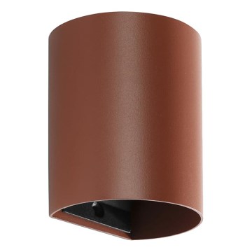 FARO 40525 - Sienas lampa SOLE 1xGU10/8W/230V ķieģelis apaļa