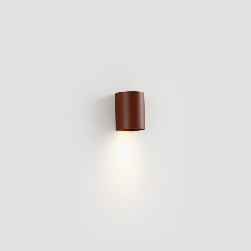 FARO 40525 - Sienas lampa SOLE 1xGU10/8W/230V ķieģelis apaļa