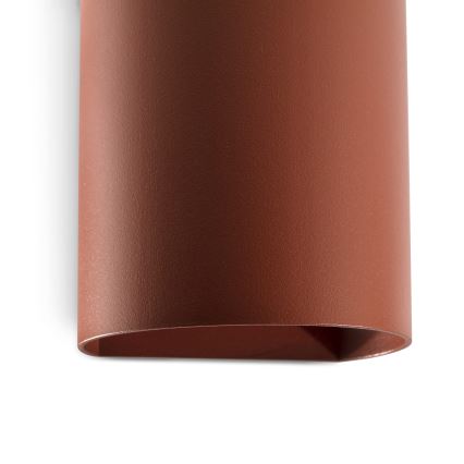 FARO 40525 - Sienas lampa SOLE 1xGU10/8W/230V ķieģelis apaļa