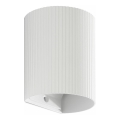 FARO 40526 - Sienas lampa SOLE 1xGU10/8W/230V balta gliemežvāka apaļa
