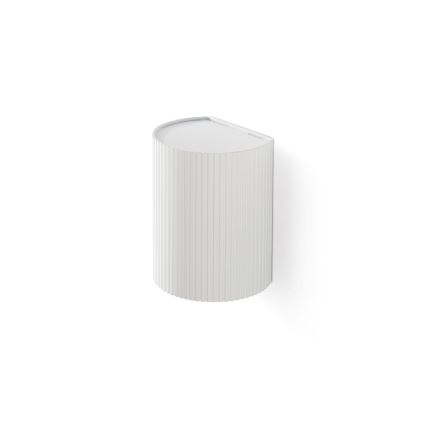 FARO 40526 - Sienas lampa SOLE 1xGU10/8W/230V balta gliemežvāka apaļa