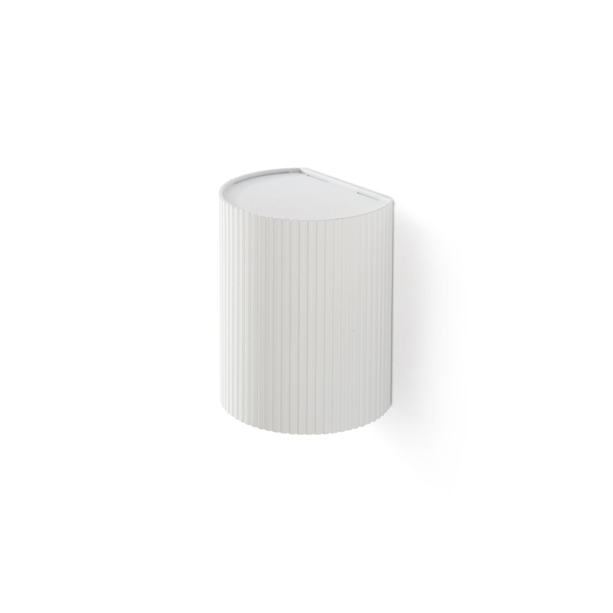 FARO 40526 - Sienas lampa SOLE 1xGU10/8W/230V balta gliemežvāka apaļa