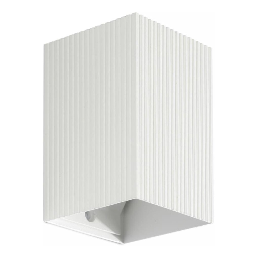 FARO 40534 - Sienas lampa SOLE 1xGU10/8W/230V balta gliemežvāka leņķa