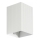 FARO 40534 - Sienas lampa SOLE 1xGU10/8W/230V balta gliemežvāka leņķa