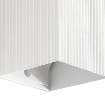 FARO 40534 - Sienas lampa SOLE 1xGU10/8W/230V balta gliemežvāka leņķa