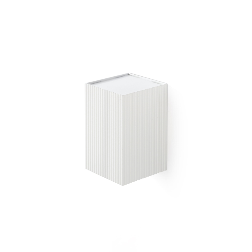FARO 40534 - Sienas lampa SOLE 1xGU10/8W/230V balta gliemežvāka leņķa
