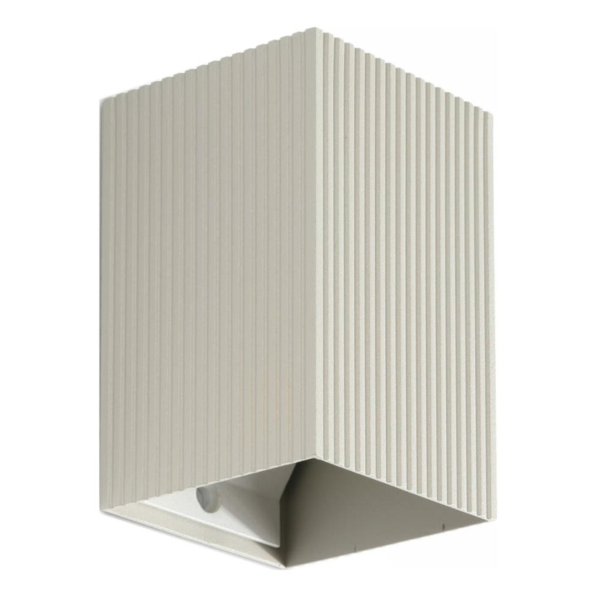 FARO 40536 - Sienas lampa SOLE 1xGU10/8W/230V pelēka gliemežvāka leņķa