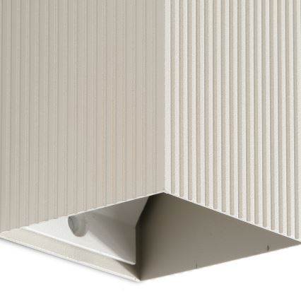 FARO 40536 - Sienas lampa SOLE 1xGU10/8W/230V pelēka gliemežvāka leņķa