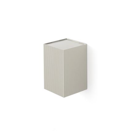 FARO 40536 - Sienas lampa SOLE 1xGU10/8W/230V pelēka gliemežvāka leņķa